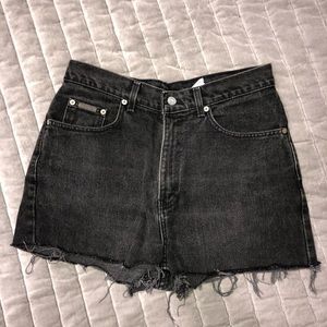 Vintage Calvin Klein High waisted Cut Off Shorts